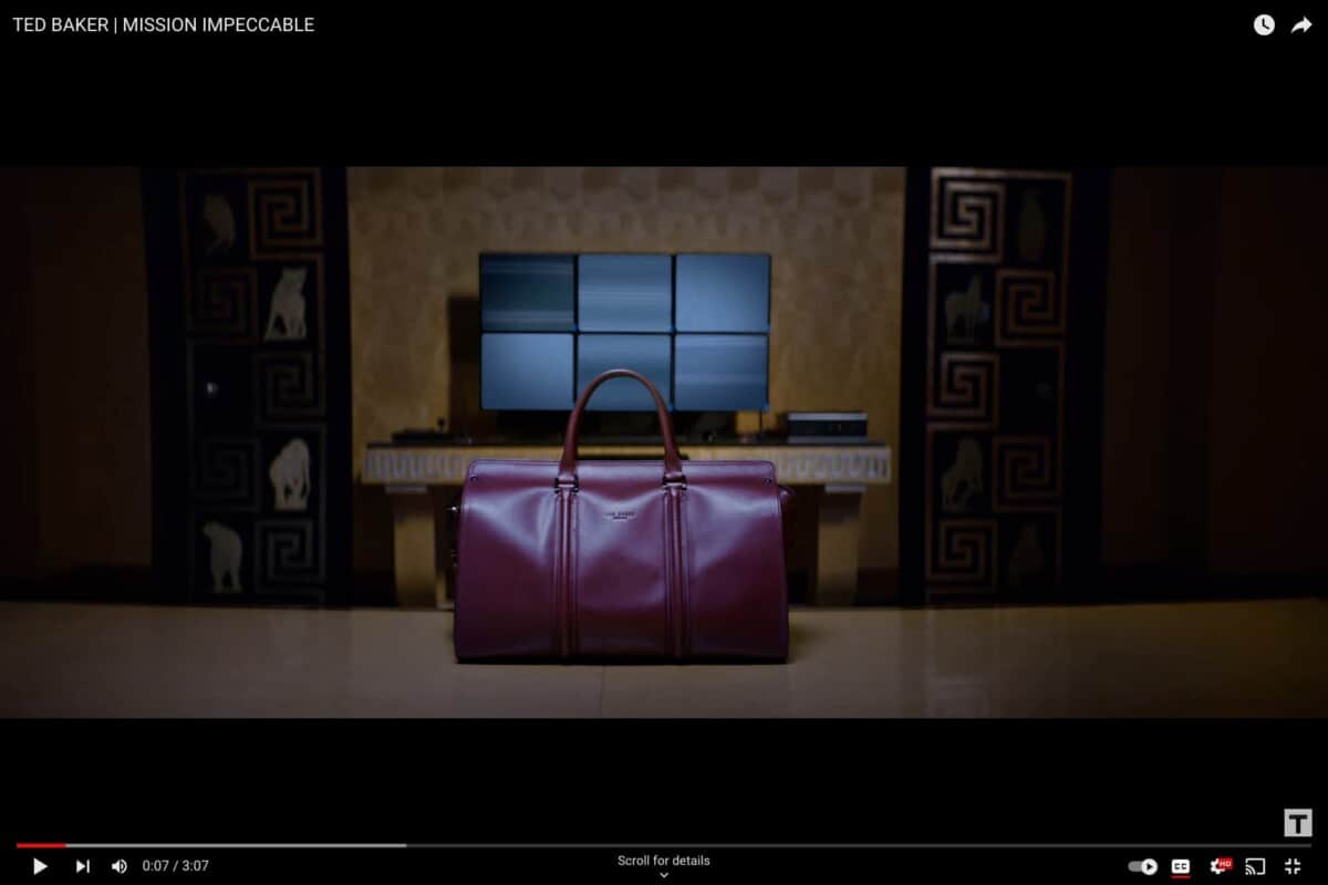 Screenshot of Mission Impeccable on YouTube