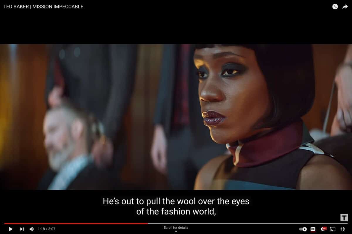 Screenshot of Mission Impeccable on YouTube