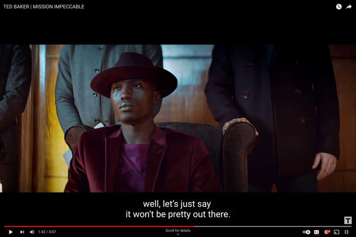 Screenshot of Mission Impeccable on YouTube