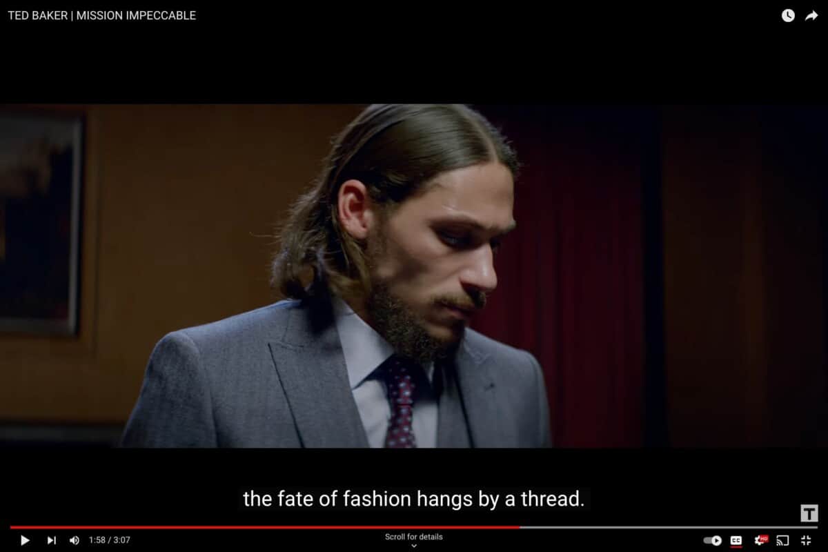 Screenshot of Mission Impeccable on YouTube