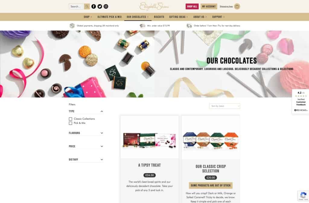 Screenshot of the Positive News site showing out of stock notification on product listing