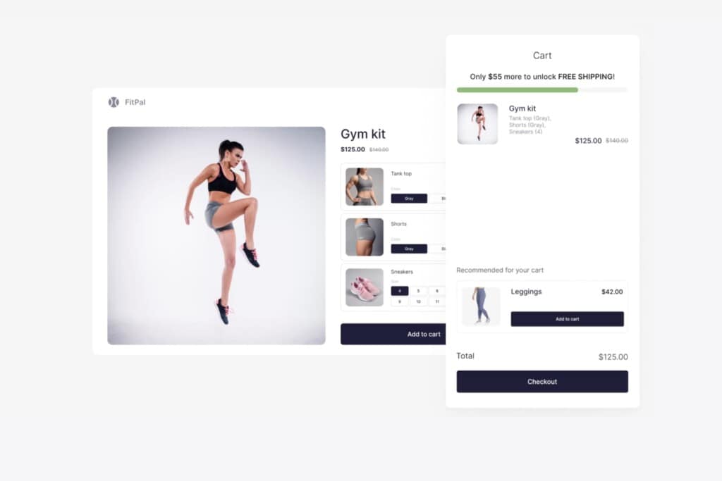 Screenshot of PickyStory eCommerce extension