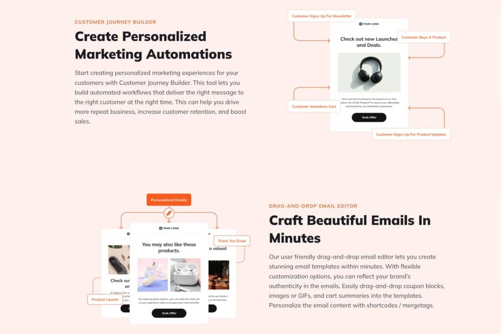 Screenshot of Retainful eCommerce extension