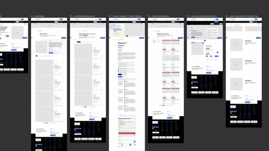 Example of wireframe