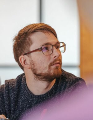 Ollie in meeting